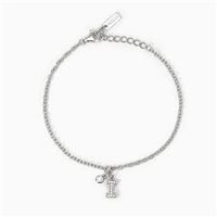 Bracciale Mabina Donna Alfabeto  in Argento Zirconia 533632I - 533632I